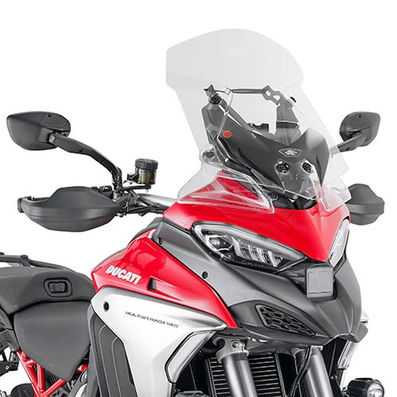 Pare-brise transparent pour Ducati Multistrada V4 2021 de dimensions 50 x 38 cm