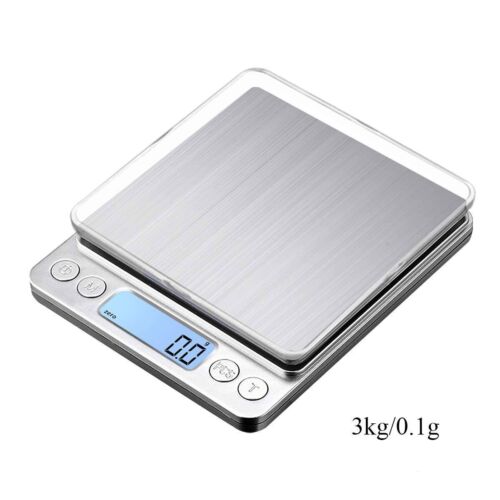 Digital Kitchen Scale 3000g/ 0.1g Small Jewelry Scale Food Scales Digital Weight - Afbeelding 1 van 12