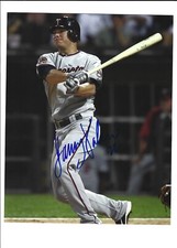 Danny Valencia autograph signed 8 x 10 inch photo TWINS POSE 2