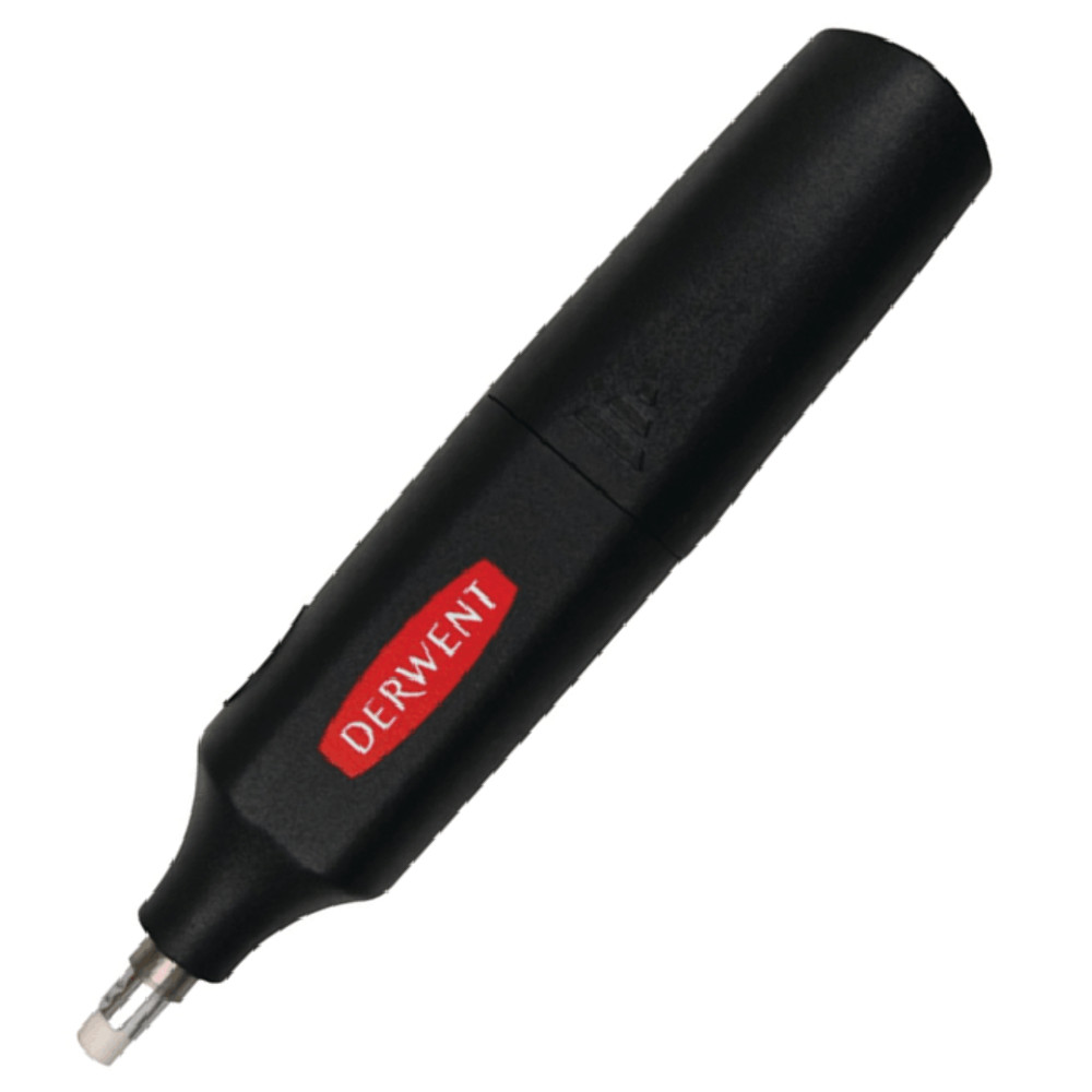 NEW Derwent Battery Operated Eraser Electric + Refill Tips R