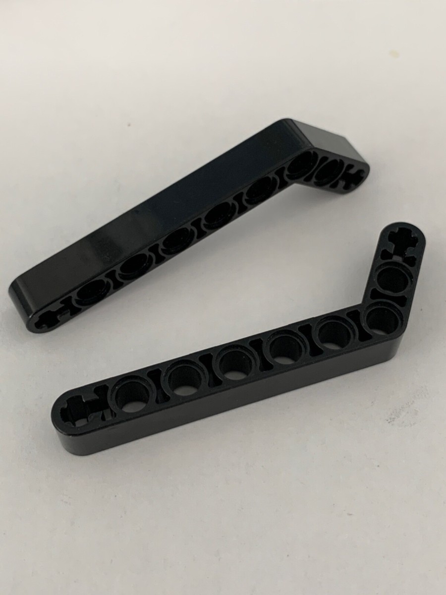 LEGO Parts 32271 (2pcs) Technic, Liftarm 1 x 9 Bent (7 - 3) Thick