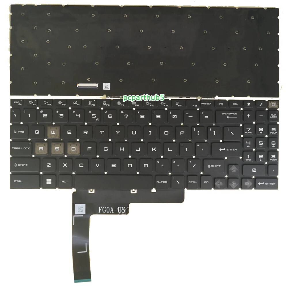 New MSI Raider GE78HX 13VH Vector GP78HX 17 HX MS-17S2 Keyboard US