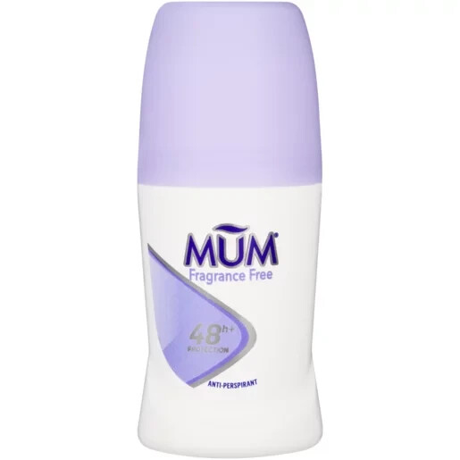 MUM FRAGRANCE FREE ROLL ON ANTI-PERSPIRANT 45ML.
