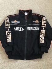Vintage Kids Harley-Davidson 100th Anniversary 1903-2003 Bomber Jacket Sz 5-8
