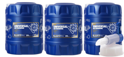 60 Liter Mannol Universal Getriebeöl 80W-90 Schaltgetriebeöl API GL4 + Hahn
