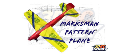 MARKSMAN 3D Pattern Plane 60'' WS RC Airplane Plans & Templates PRINTED