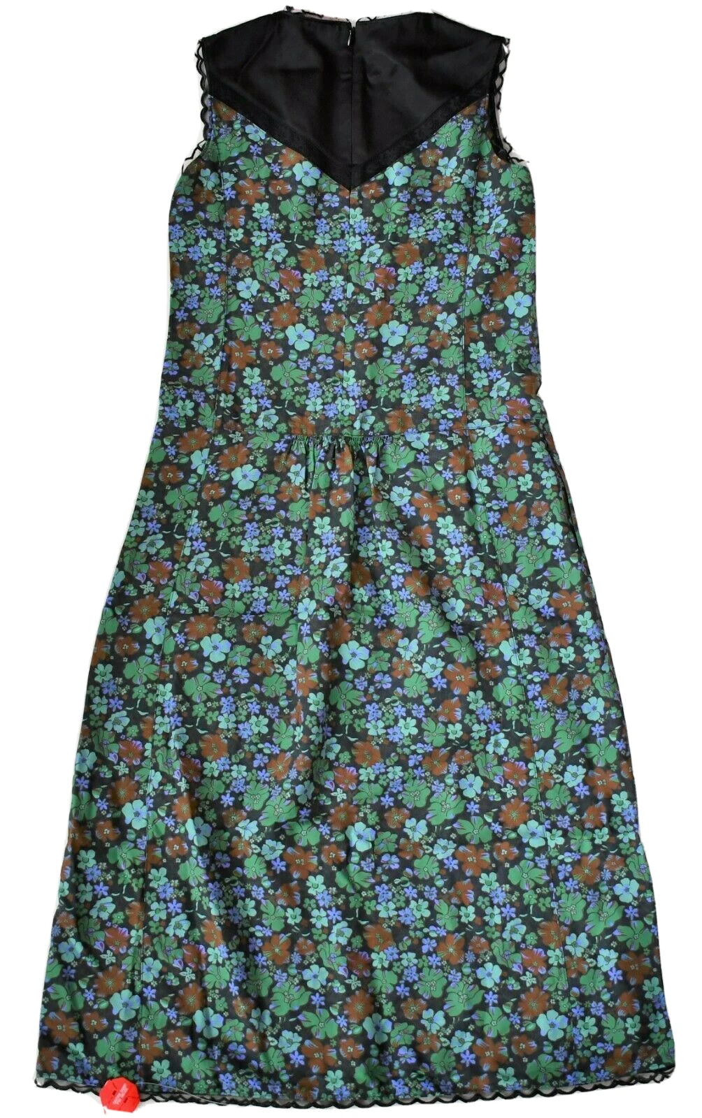 $795 New Authentic COACH 1941 DAISY Print Sleeveless Beaded VARSITY Dress US 00