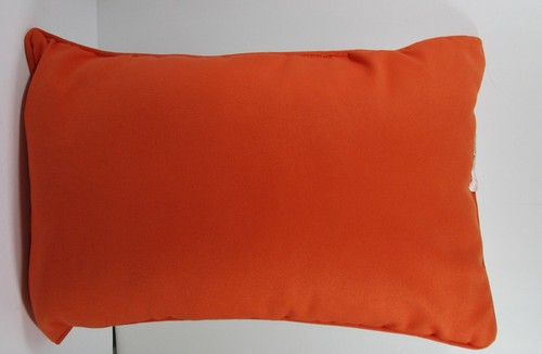 Sea Turtle Decorative Pillow Rectangle 20 x 13 Orange Trim Back Mosaic Look - Picture 6 of 6