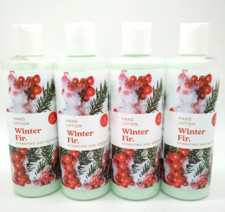 Big Lots Hand Lotion Winter Fir Collection 4-PACK STOCKING STUFFERS 8oz each NEW
