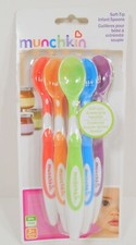 Munchkin Soft-Tip infant spoons pkg OPENED but never used