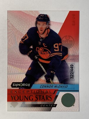 2020-21 UD Synergy Exceptional Young Stars Gold CONNOR McDAVID 322/449 #EY-14