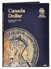 Whitman Coin Folder 2486 CANADA Dollar $1 Vol 1  1935-1952  Album / Book