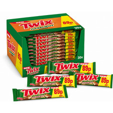 Twix Hazelnut Milk Chocolate Bar 46g X 30