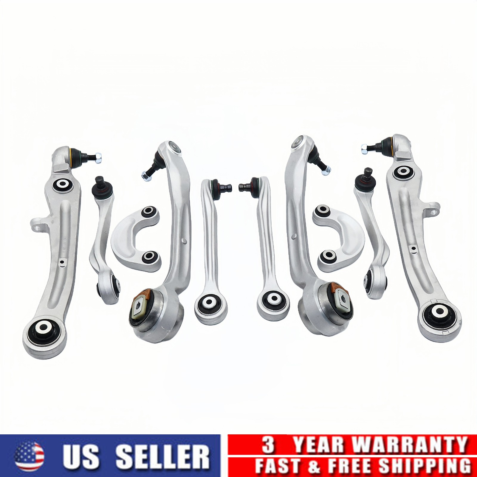 Bentley Continental GT 2004-2019 Control arms 10 pcs P/N 3W0407510