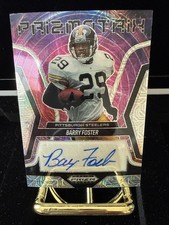 Barry Foster 2025 Prizm Black Prizmatrix Mojo Auto 01/25 -Steelers FIRST PRINT