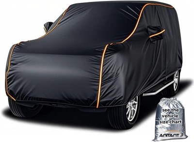 Super Lightweight Car Cover Waterproof All Weather, 2 Door Black(Air Pro) 