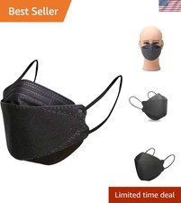 100PCS Black KF94 Face_Mask Adults 4-Ply Layer Filter Filtеr Non Woven Fabric...