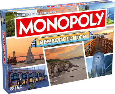 Monopoly Board Game Newport Edition: 2-6 Players Family Board Games for Kids and