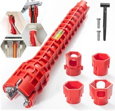 Tap Spanner Tool Faucet Wrench Comfortable Grip Anti-Slip Plumbing Repair Kit