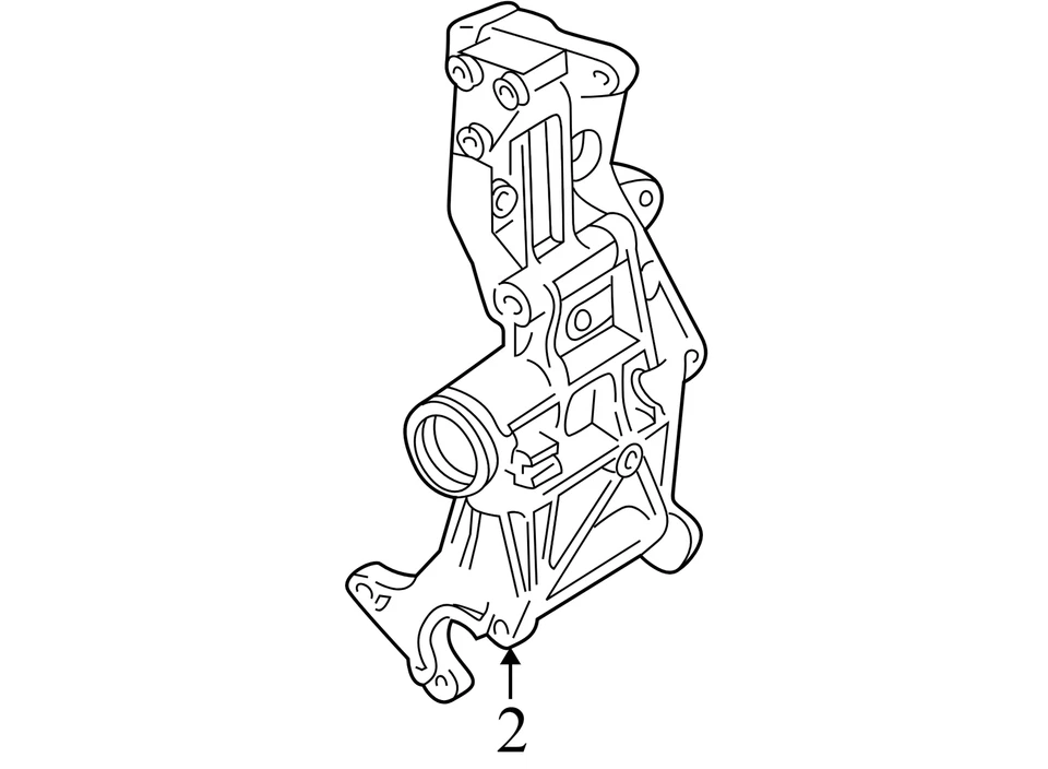 Soporte alternador Audi A4 Quattro 2000 OEM 058145523D - ¡Excelente estado! Foto 2 de 4