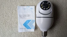 FAST SHIP HD Outdoor Light Bulb with Security Camera Trigger Sensor Flood Light