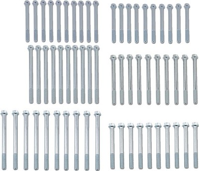 Bolt Mc Hardware SV-M6HEXF-3 M6 8mm Hex Flange Bolt Assortment 60 Piece Kit