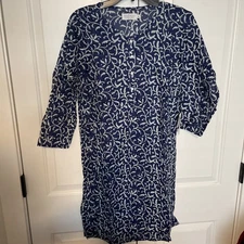 NWT Velvet by Graham & Spencer long sleeve cotton tunic/caftan/dress, size XS