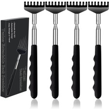 Yexixsr 4 Pack Back Scratcher Extendable Metal Portable Back Scratcher for Me...