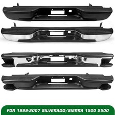 For 1999-2007 Chevy Silverado Gmc Sierra 1500 2500 Complete Rear Step Bumper