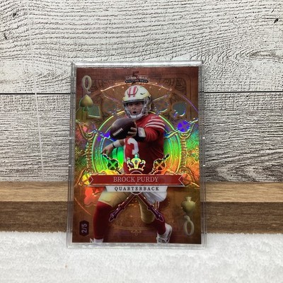 2023 Wild Card 5 Card Draw /5 BROCK PURDY QUEEN OF SPADES COLOR MATCH
