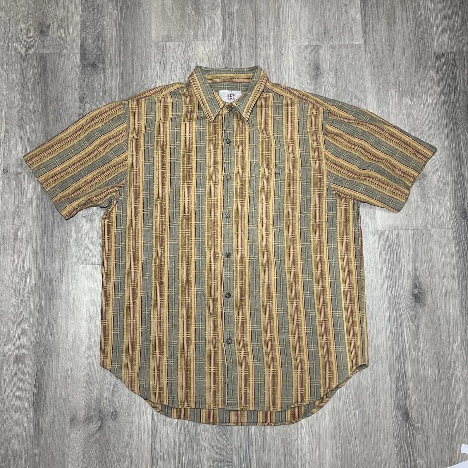 Territory Ahead Shirt Men XXL Southwestern Short Sleeve Button Up Hiking