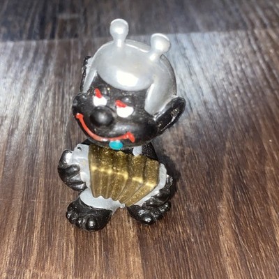 Vintage 1970s Black Bully ASTROSNIKS Accordian Germany Smurfs