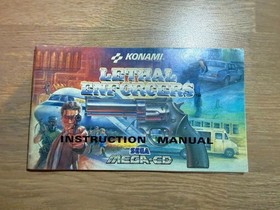 Lethal Enforcers For The Mega-CD, Including Game, Gun And Manual.