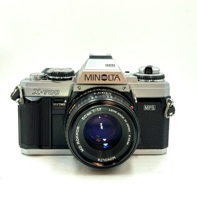 US DDP[N Mint] Minolta X-700 MPS Silver 35mm SRL Film Camera + MD