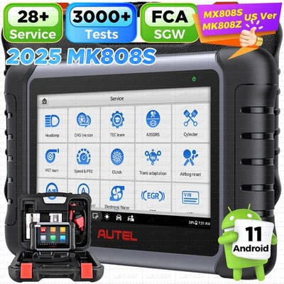 2026 Autel MaxiCOM MK808S Bidirectional Car Diagnostic Scanner Tool Key Coding