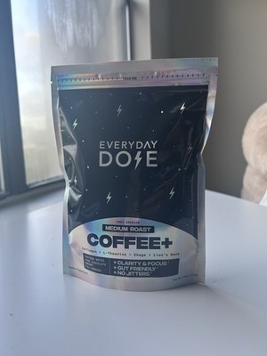 Everyday Dose Mushroom Coffee- Medium Roast- 9.5 Oz Bag!