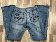 Ariat REAL Jeans Womens 30XL Mid Rise Bootcut Embroidered Pockets Stretch Denim