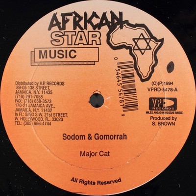 Major Cat / Judas , Sodom & Gomorrah / One Pon Yu Riddim, (12''), VG, 4143278784