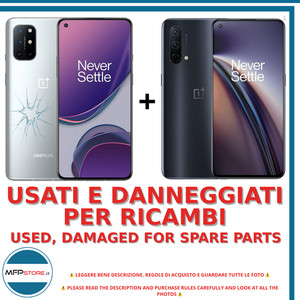Promo oneplus Nord Ce 5G + 8T Smartphone Used Geschädigtes Haar für Ersatzteil