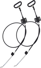 2 Pieces Recliner Release Cable Replacement D-Ring Pull Handle, Exposed Length 4