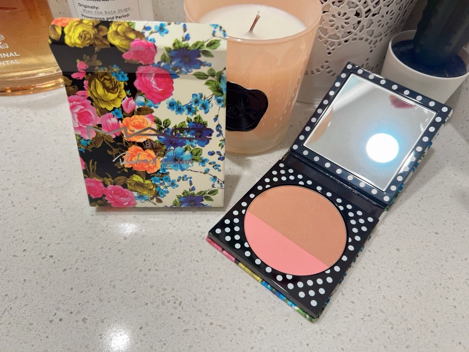 MAC By Richard Quinn Powder Blush Duo SUNSET BOULEVARD 0.35oz/10g Full Size NIB - Image 2 of 4