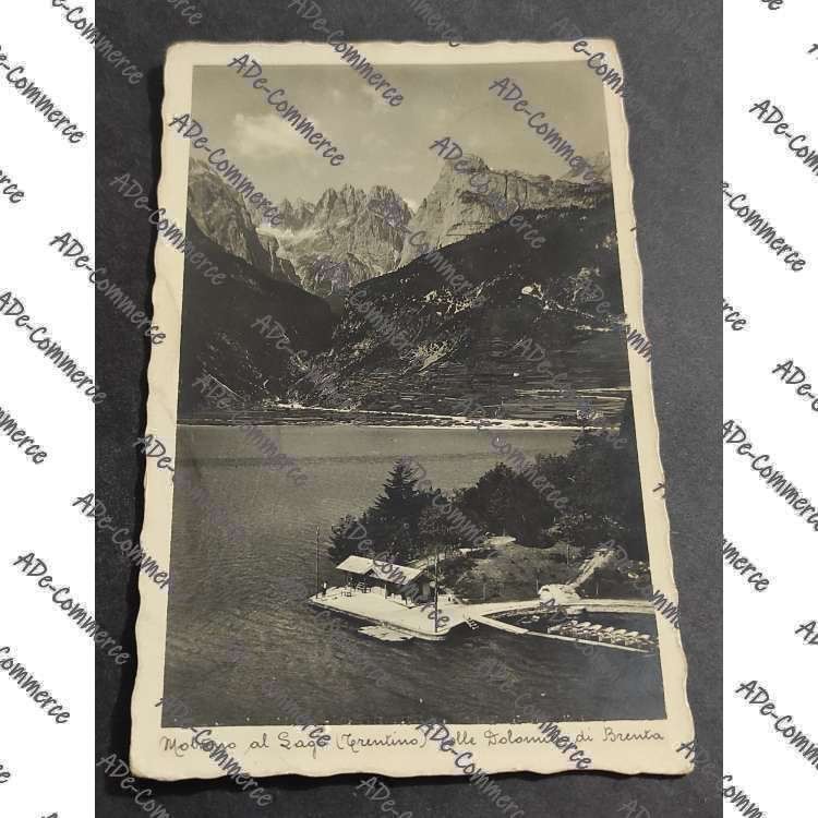 Cartolina Molveno al Lago (Trentino) - Colle Dolomiti di Brenta