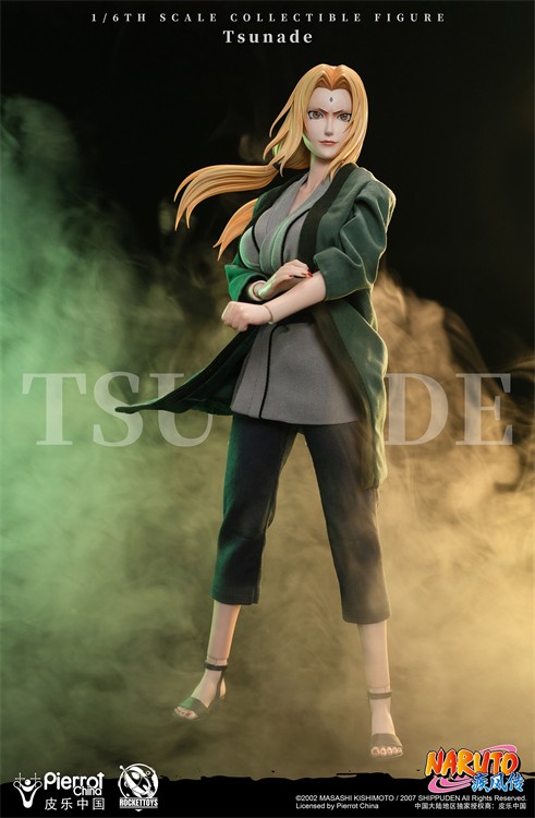 Rockettoys Tsunade 29cm/11.4In 1/6Th Scale Collectible Action Figure Anime Model
