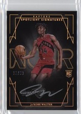 2024-25 Panini Noir Spotlight Signatures Vertical 23/99 Ja'Kobe Walter Auto rf2