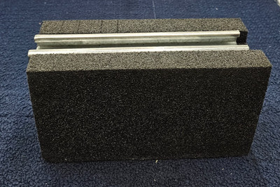 FNW FNW7701UP: 6'' x 4'' x 10-1/2 in. Pipe Support Block, 50lb Max Center Load