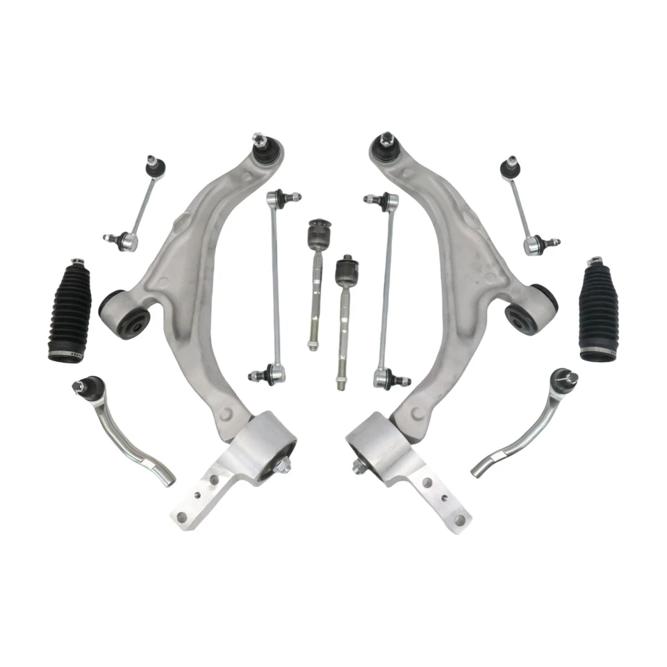 Front Control Arm Ball Joint Tie Rod and Sway Bar Link Kit for 2007-13 Acura MDX - Image 3 of 4