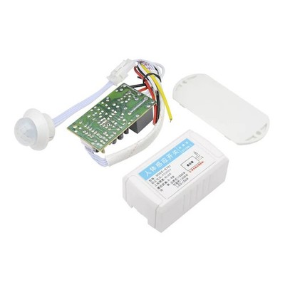 AC220V 200W Human Body IR Infrared Sensor Switch LED Light Automatic Control