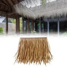 Artificial Palm Thatch Realistic Grass Skirting Roof for Outdoor Deck Garden