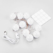Hollywood Style LED Vanity Mirror Lights Kit with 10 Dimmable Light Bulbs B