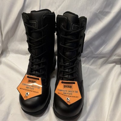 Magnum Strike Force 8 Leather Composite Toe Work Boots EN ISO 20345 Men s 9 D